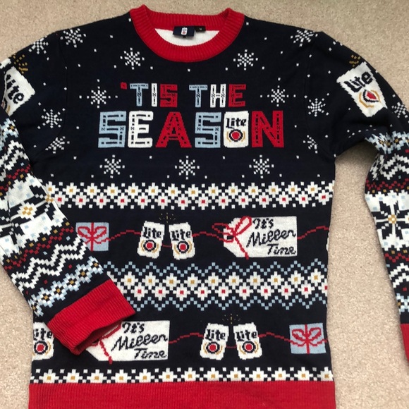 Other - Miller Lite Ugly Christmas Sweater Size M
